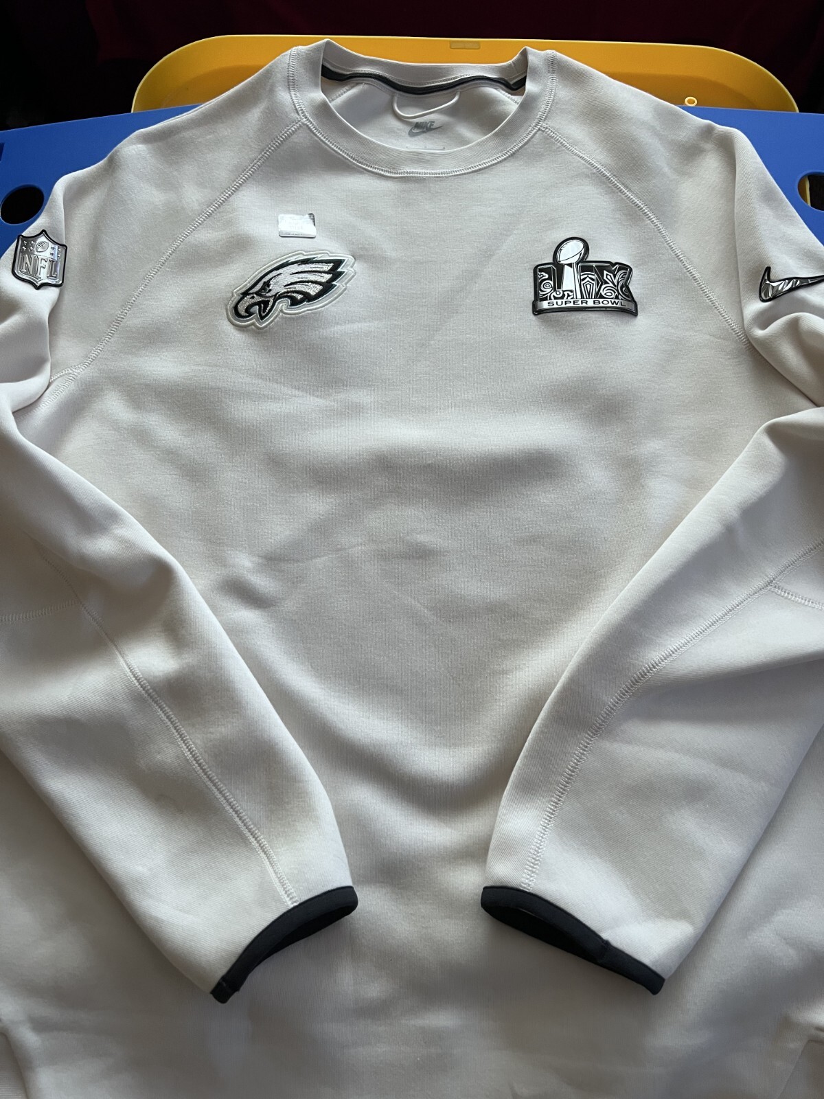 Nike Philadelphia Eagles Super Bowl 59 Opening Night Media Pullover Size Large