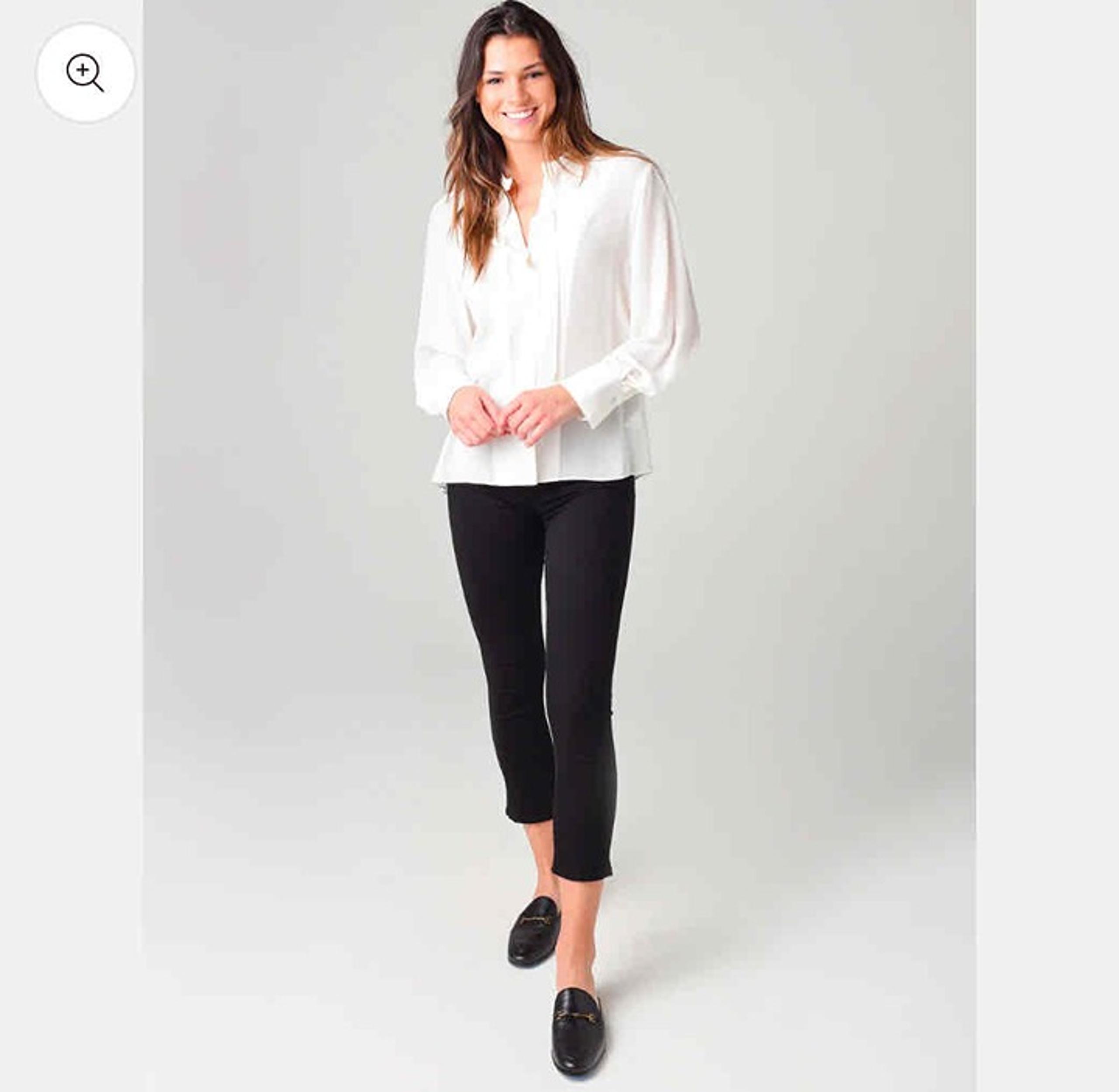 NEW J Brand Black High Rise Crop Cigarette Jeans Womens Size 27
