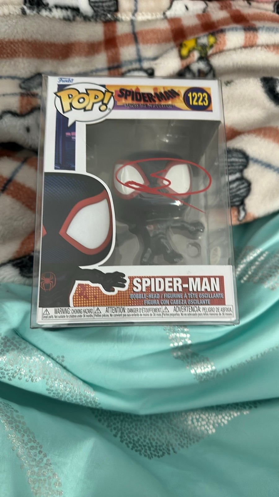 Spider-Man signed Funko pop