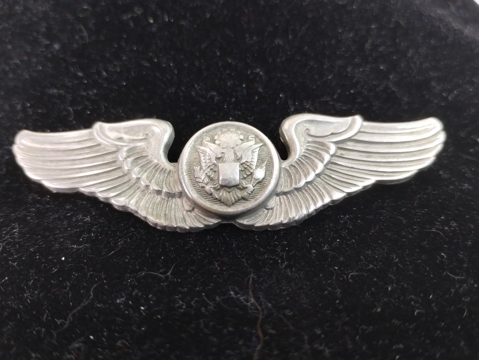 WWII USAAF US Army Air Force Air Crew Wings Pin