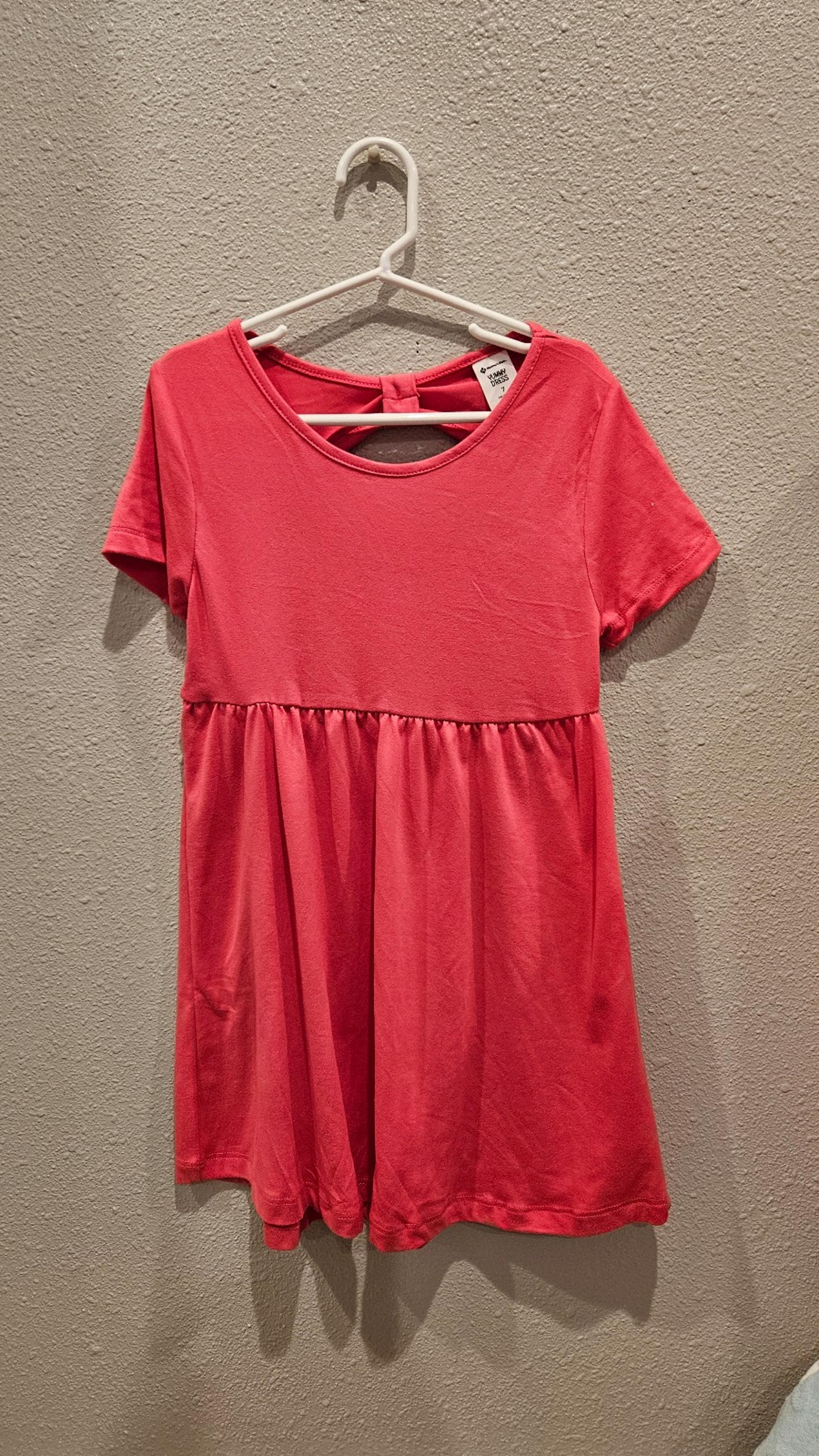 NWOT Girls Pink dress size 7