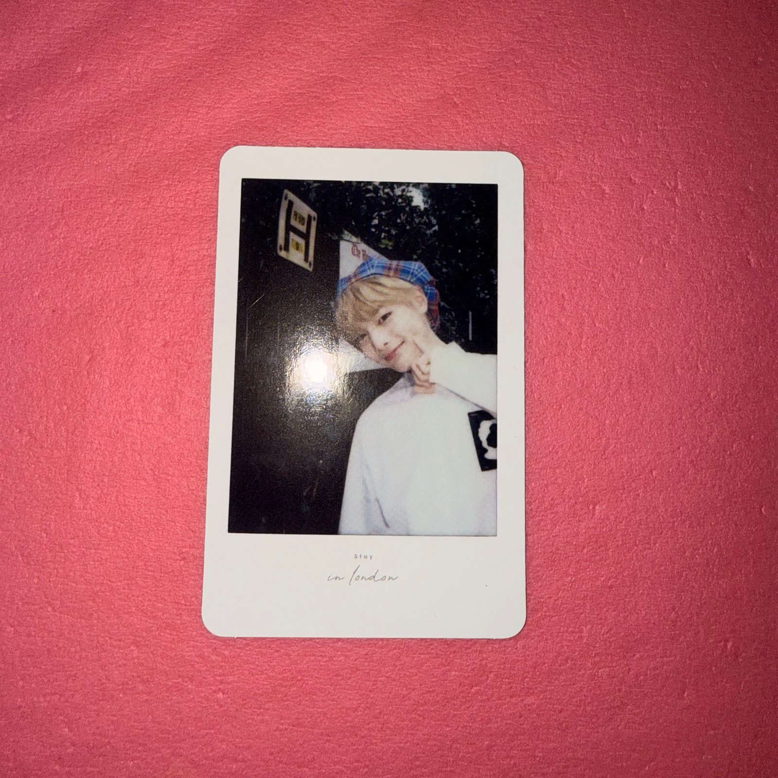 Stray Kids Jeongin I.N. Stay In London Photobook Polaroid Photocard