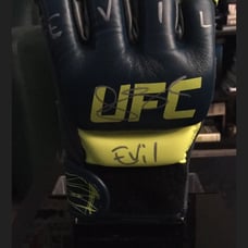 Jessica EVIL EYE signed TUF Glove UFC MMA. Comes with acrylic glove case
