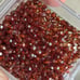 Swarovski Crystal 4mm Round Beads in Red Magma