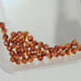 Swarovski Crystal 4mm Round Beads in Red Magma