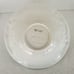 Gumps Italian Pottery Bowl Basket Yellow Basket Weave Embossed Flowers