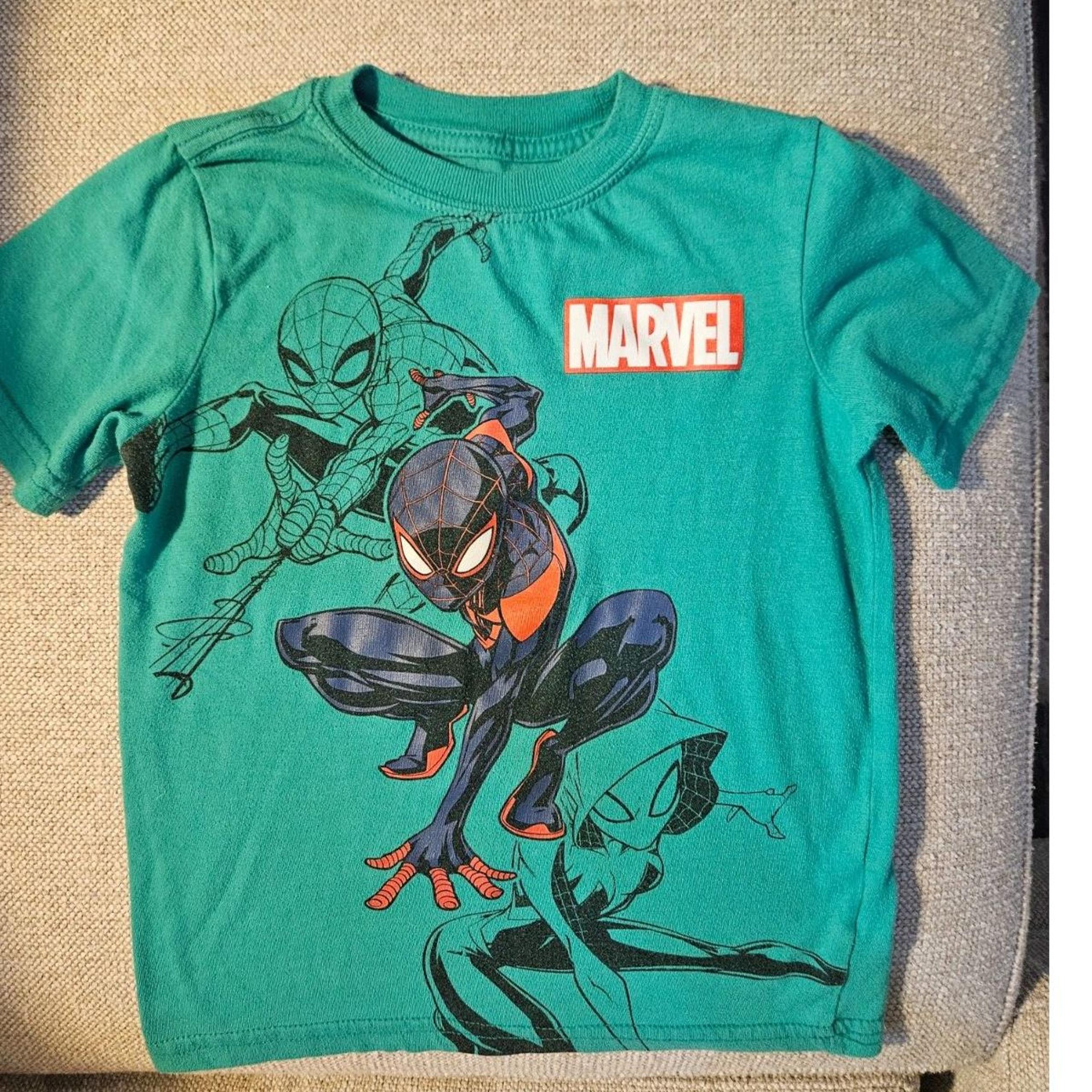 Marvel Spiderman Green T-shirt, Size 3T