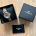 Coach Madison Watch With 32mm White Face & Golden MeshBracelet