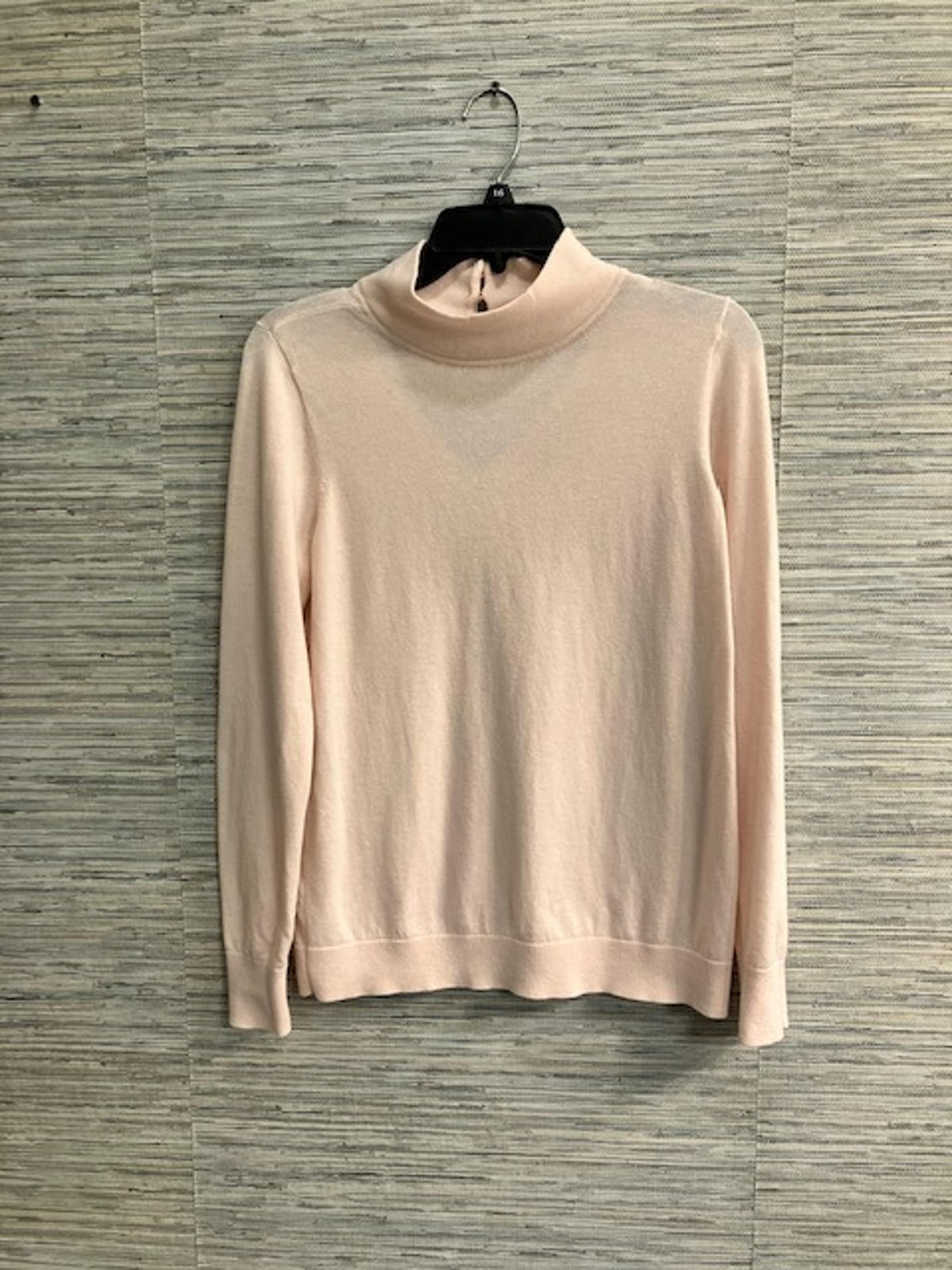 ANN TAYLOR LOFT - Sz M - Mock Turtleneck Sweater - V-Neck/Accent Closure on Back