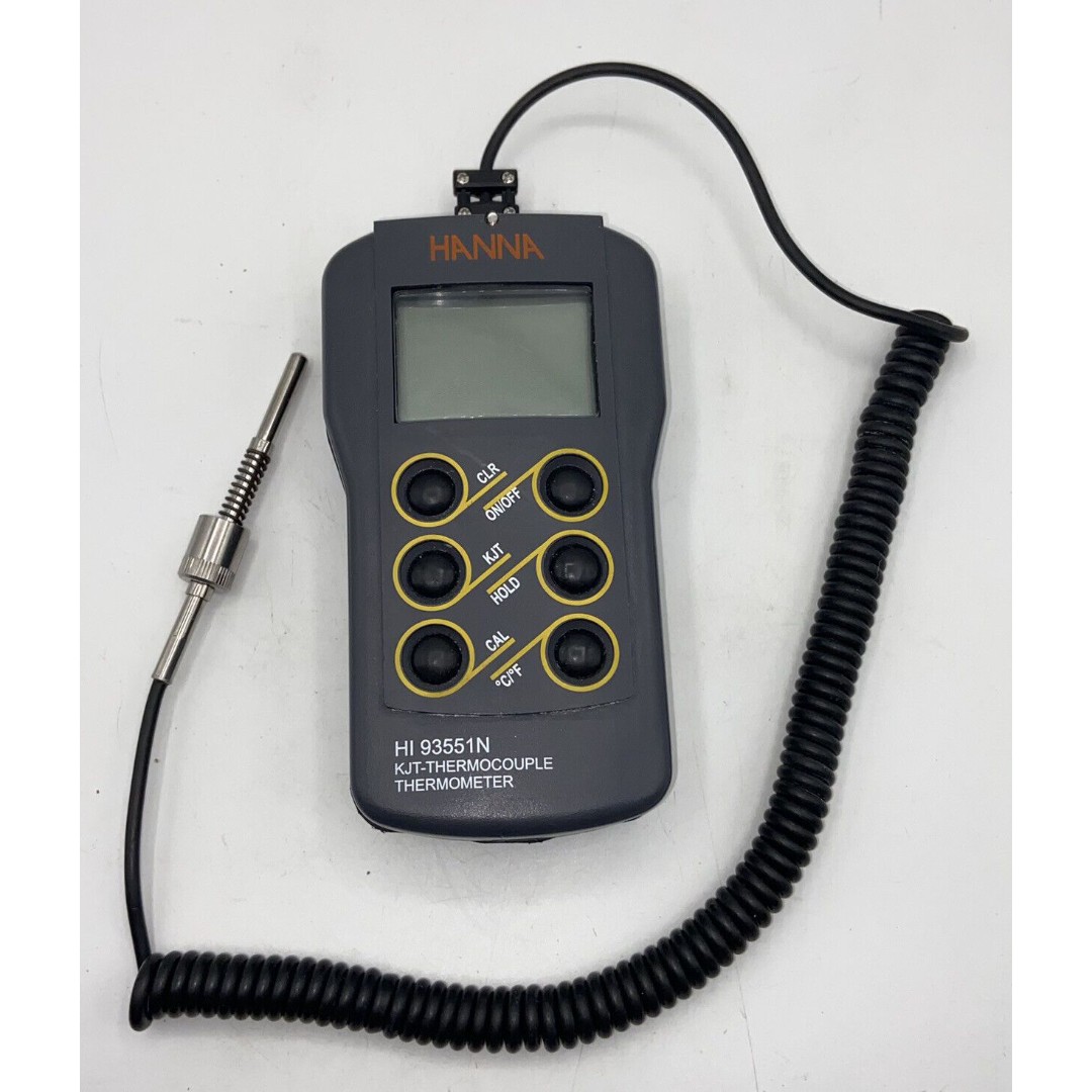 Hanna HI 93551N KJT Thermocouple Thermometer Meter