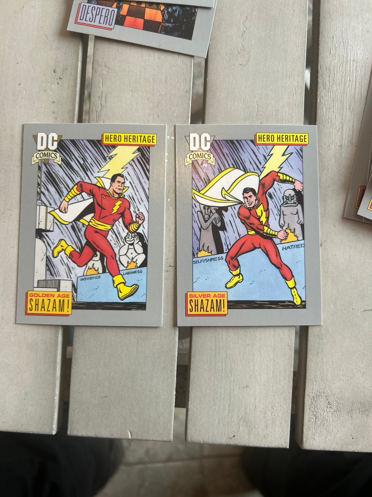 1992 Series I Shazam Hero Heritage Cards