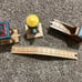 Thomas Train Wooden Railway vintage set pieces Mine tunnel, Water tower, Maron