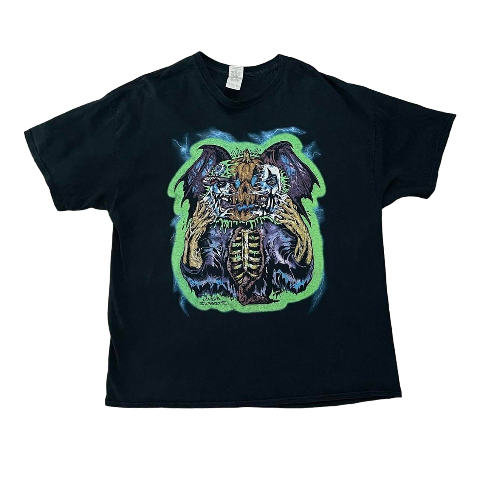 Twiztid x Lamour Supreme Jack-o'-lantern ICP Juggalo Rap Group Mishka Tee