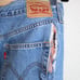 Levi’s High Waisted Straight Size 32 x 27 Distressed Side Butt R Red Tab