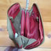 Baggallini Tan Red Vintage Nylon Polyester Crossbody Travel Wallet Purse Handbag