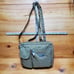 Baggallini Tan Red Vintage Nylon Polyester Crossbody Travel Wallet Purse Handbag