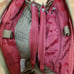 Baggallini Tan Red Vintage Nylon Polyester Crossbody Travel Wallet Purse Handbag