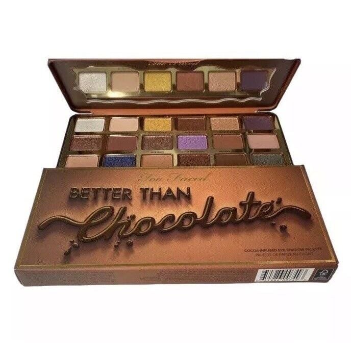 Too Faced Better Than Chocolate Eyeshadow Palette 18 Shades NIB
