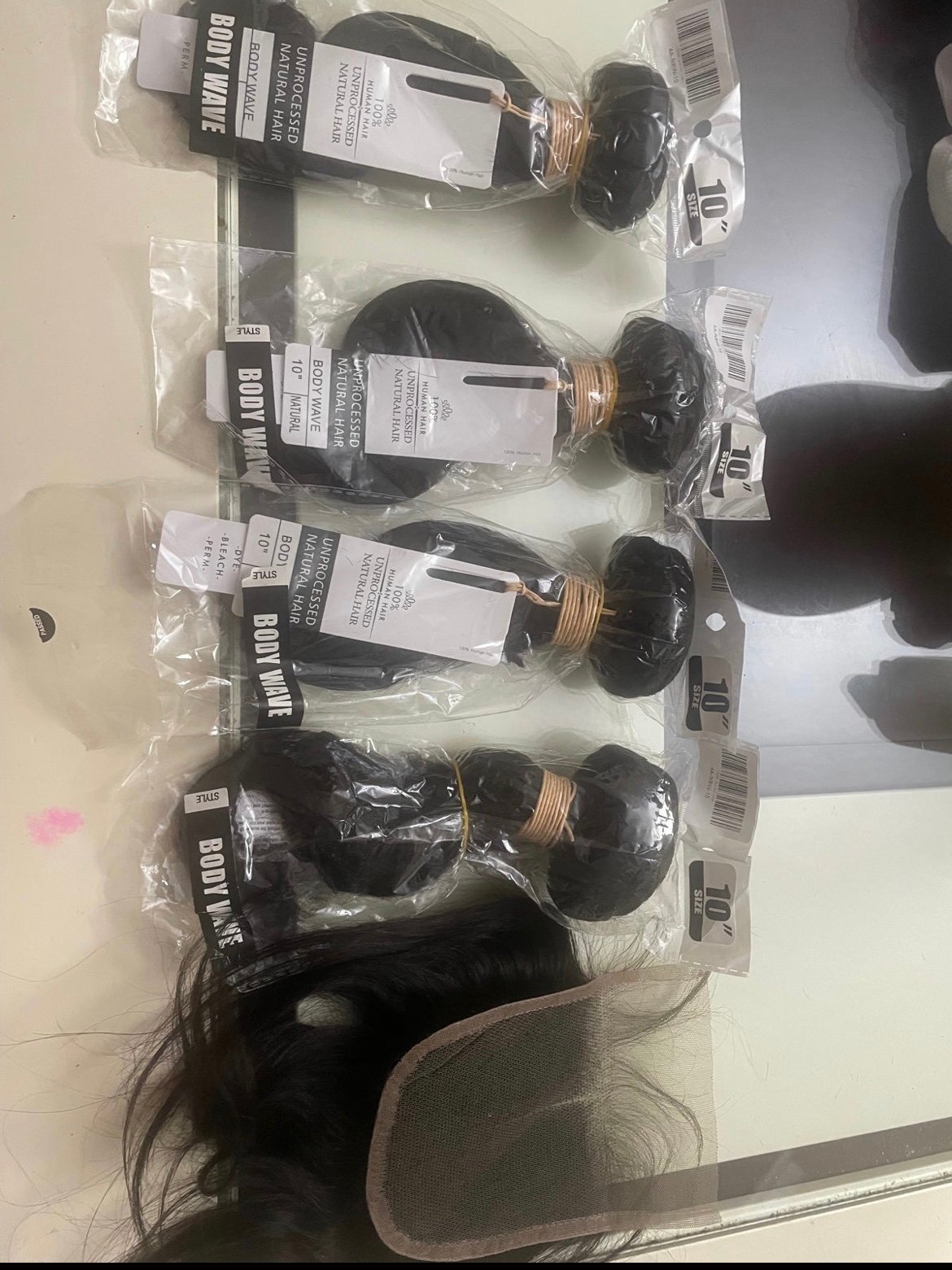 Bundle set 4 /10 inch