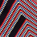 Vintage Handmade Crochet Afghan 62Lx40 W Knit Sofa Throw Blanket Granny Square