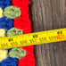 Vintage Handmade Crochet Afghan 62Lx40 W Knit Sofa Throw Blanket Granny Square