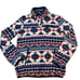 KAVU Fleece Pullover 1/4 Snap Aztec Western Size Small Vintage 90's-00's