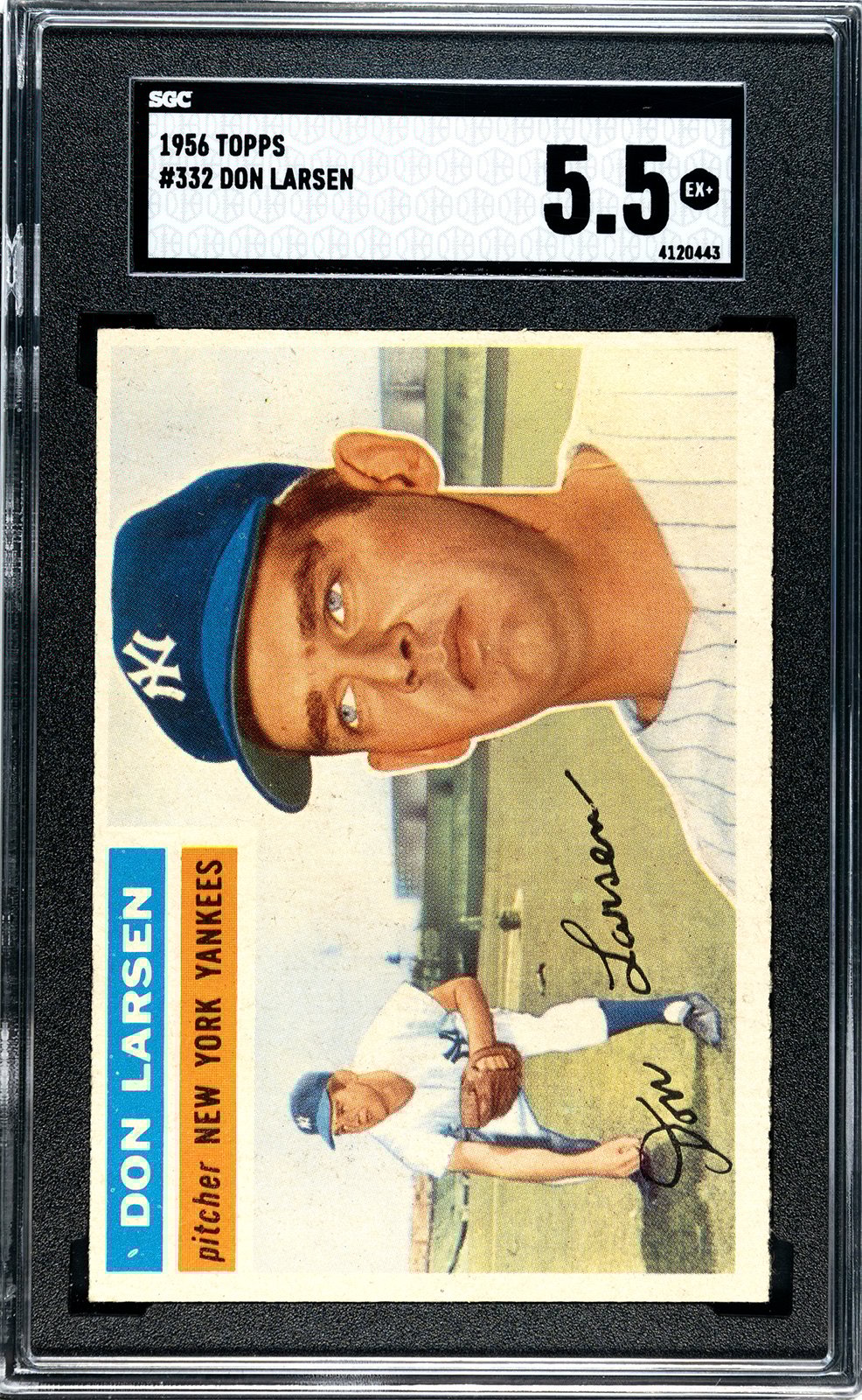 1956 Topps Don Larson SGC 5.5