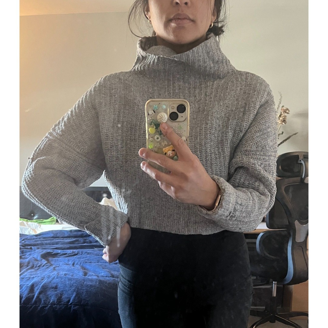 ANTHROPOLOGIE Maeve Wool Blend Cowl Neck Sweater Size XS-M