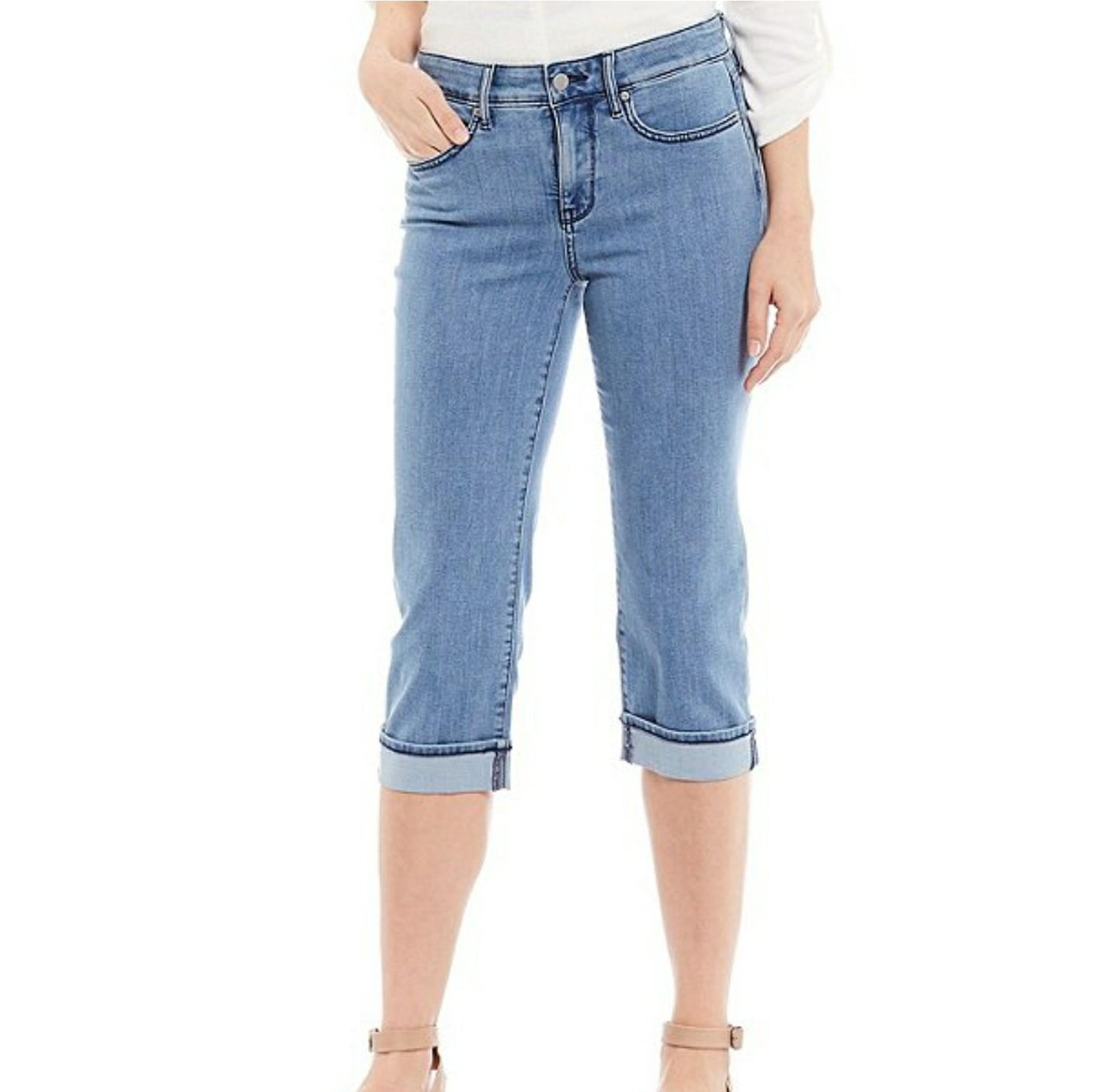 NYDJ Cuffed Hem Marilyn Crop jeans