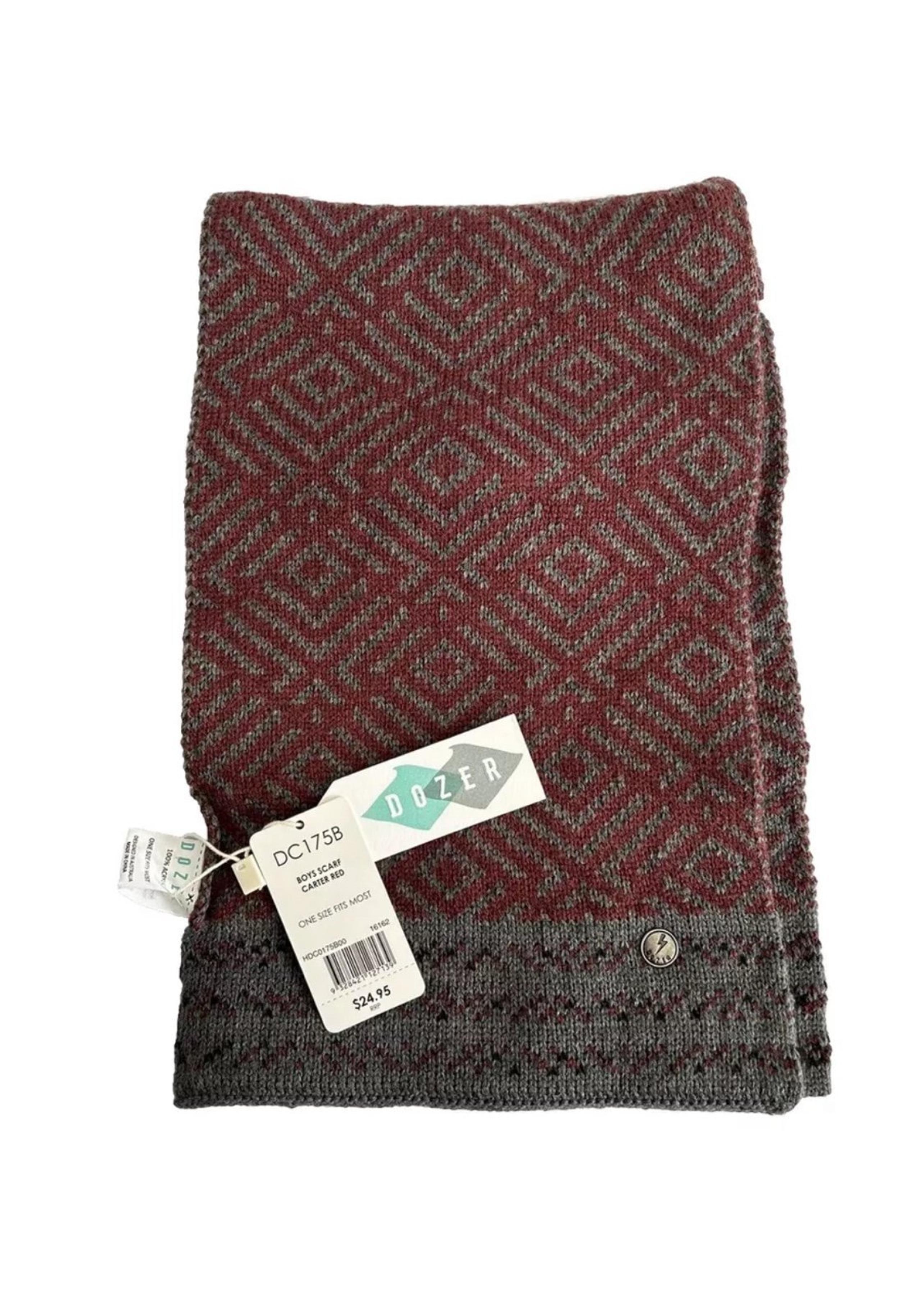 Scarf Carter Red For Boys One Size (DOZER)