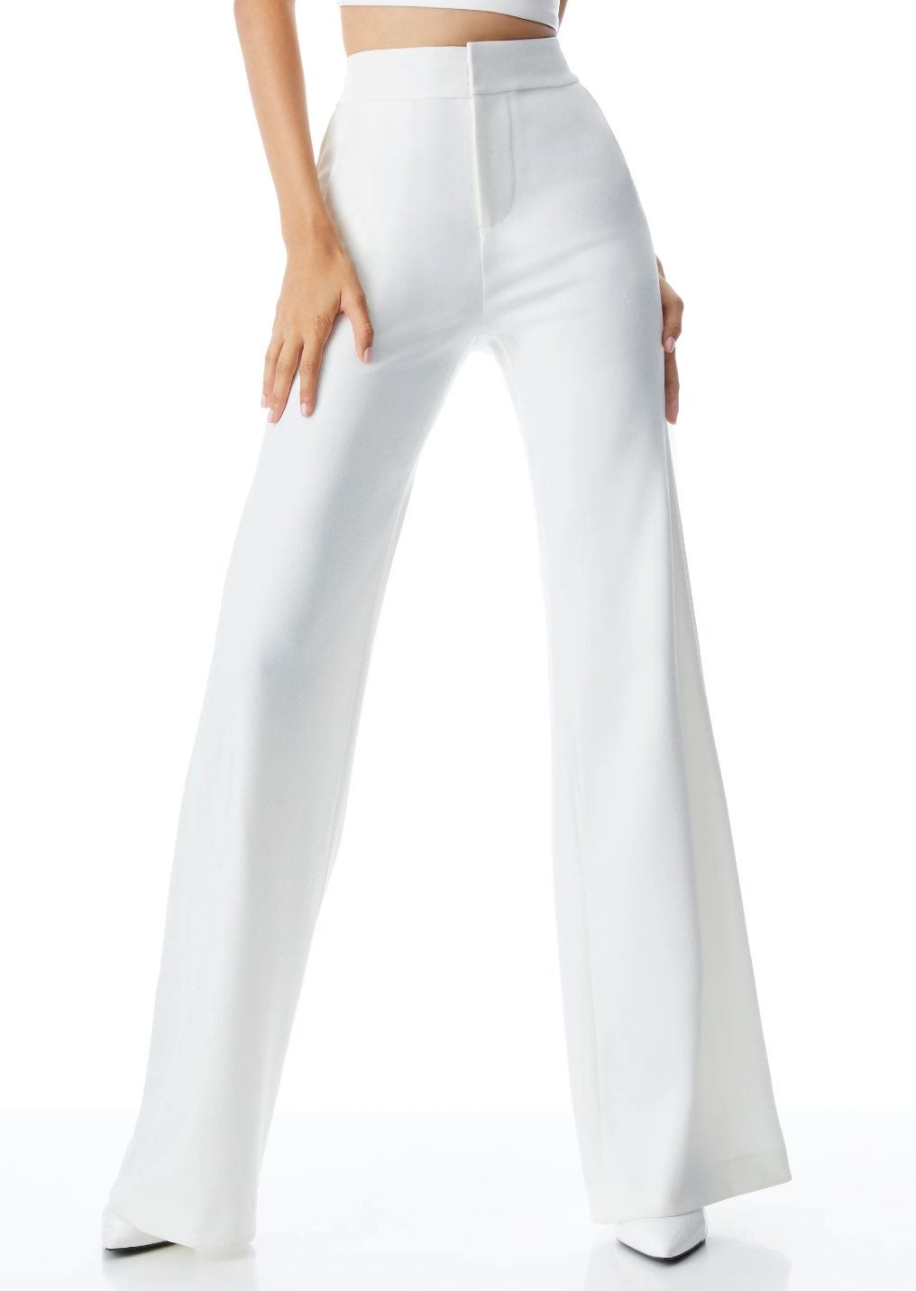 ALICE + OLIVIA DEANNA HIGH WAISTED BOOTCUT PANT