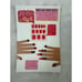 Hello Love Press On Nail Bundle Set Of 7 Neutrals White Black Silver French New