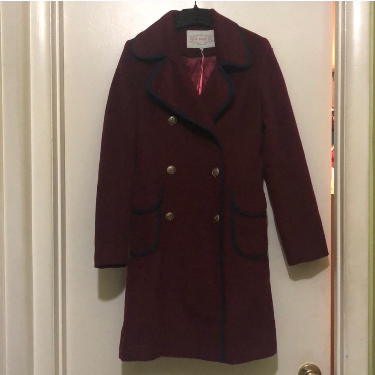 Pink Martini Wool Coat
