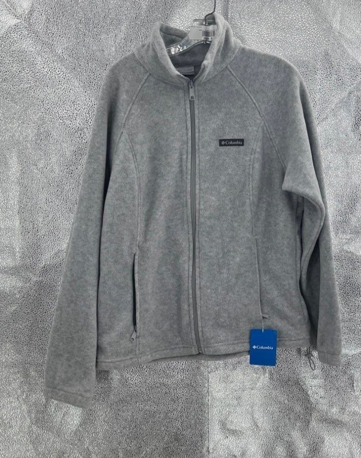 NWT light gray Columbia fleece jacket