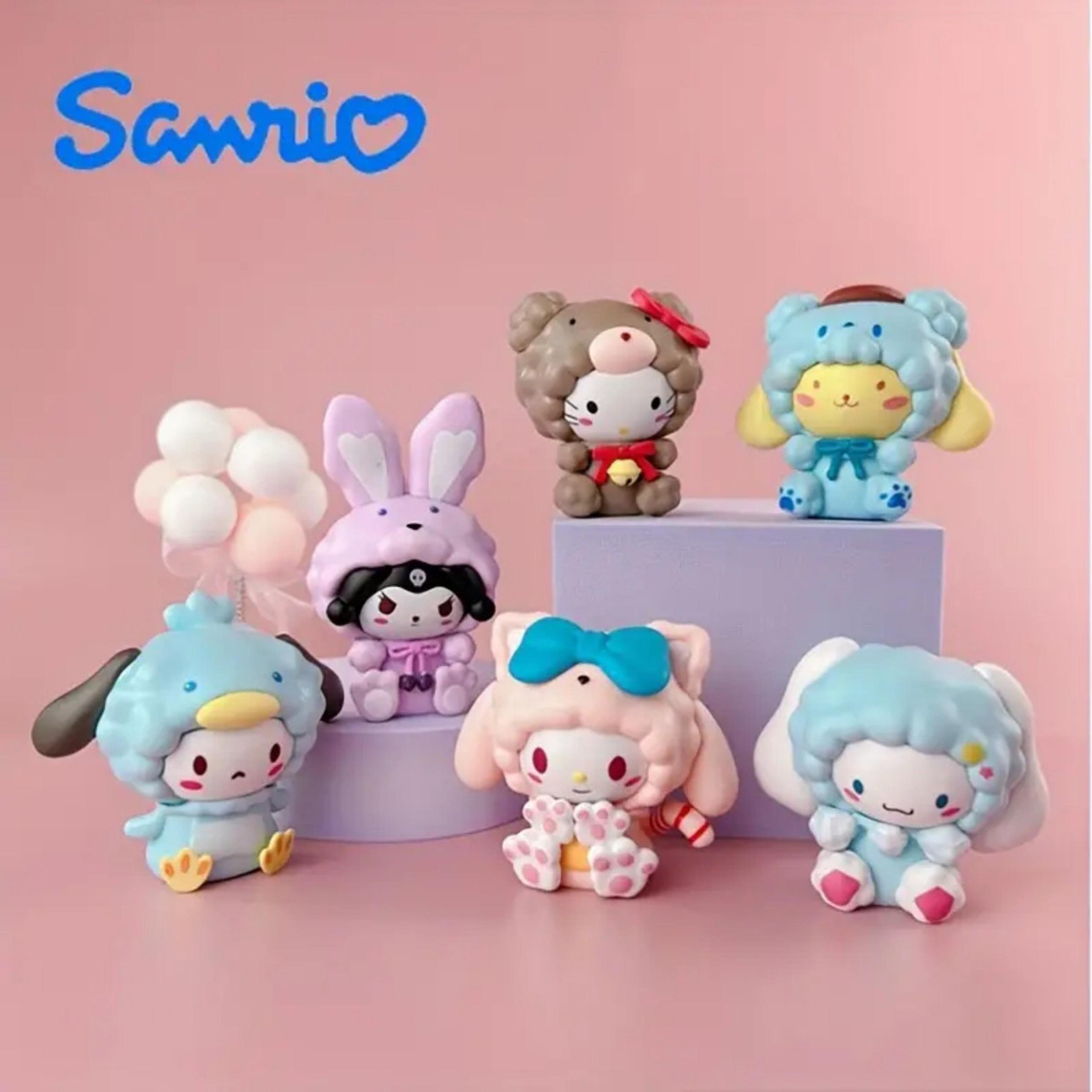 6-Piece Sanrio My Melody & Cute Sheep Series Action Figures - Pvc Anime Collecti