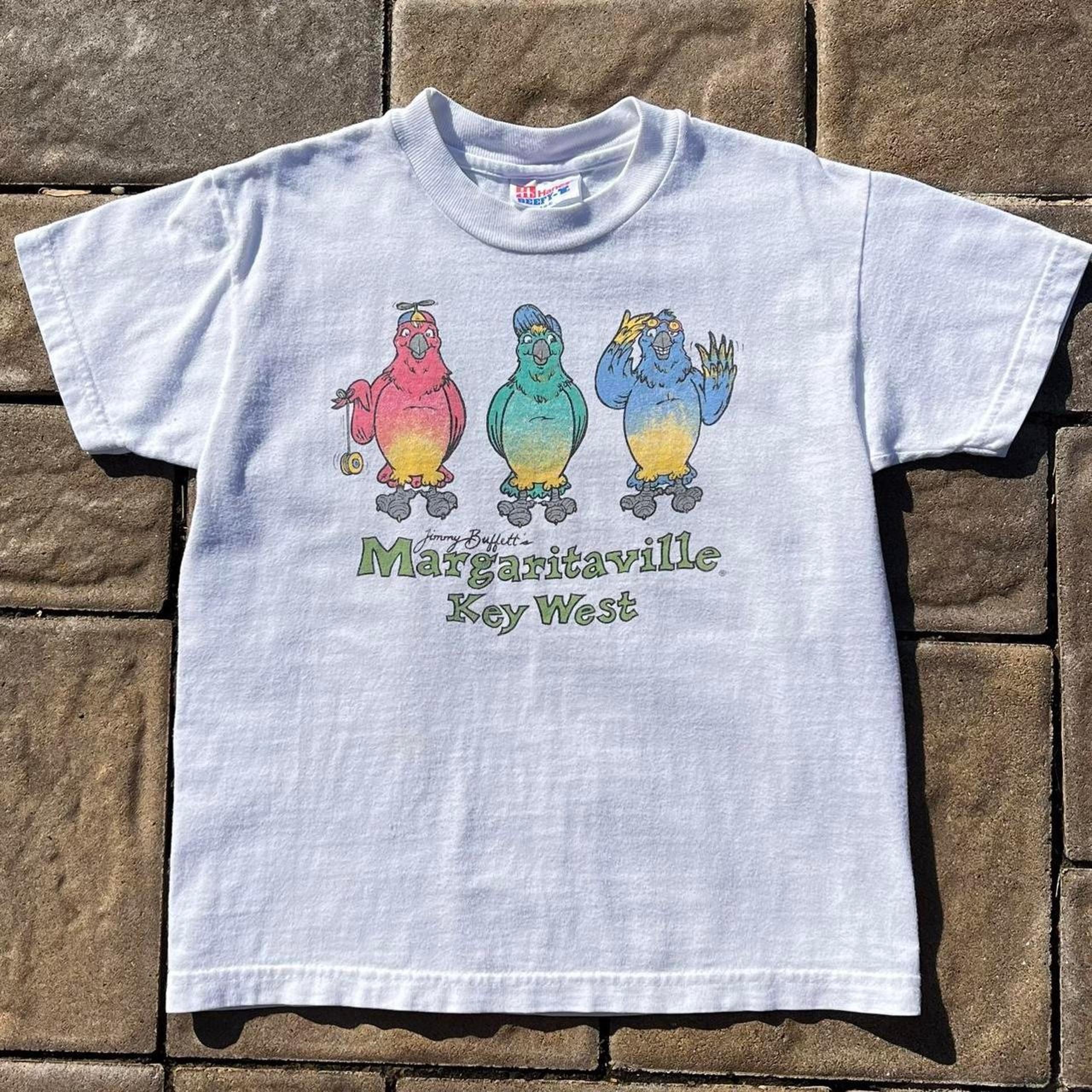 Vintage Hanes Jimmy Buffett Margaritaville Band Tshirt