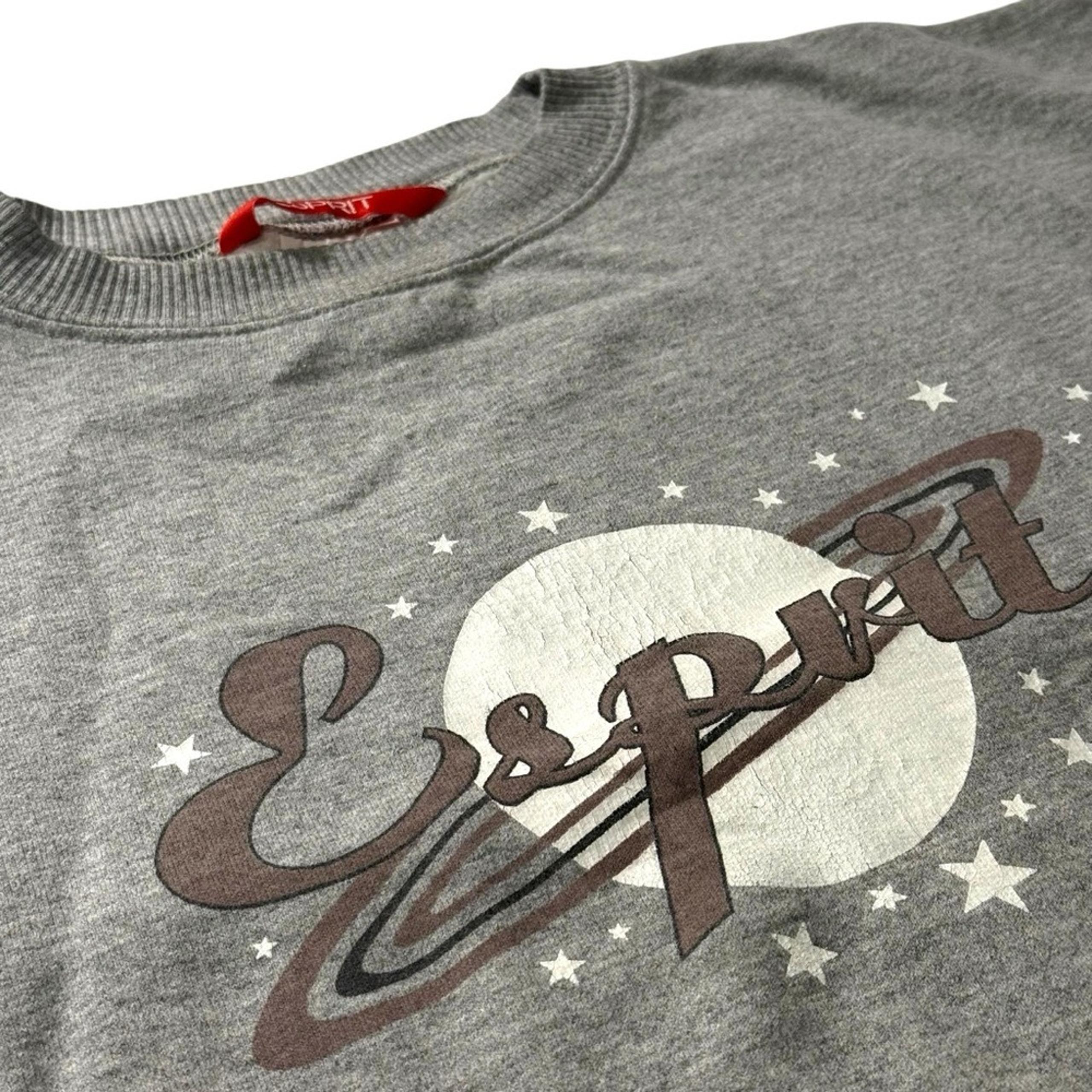 Vintage original Esprit Gray Crewneck Sweater/ sweatshirt Vintage Graphic 90s