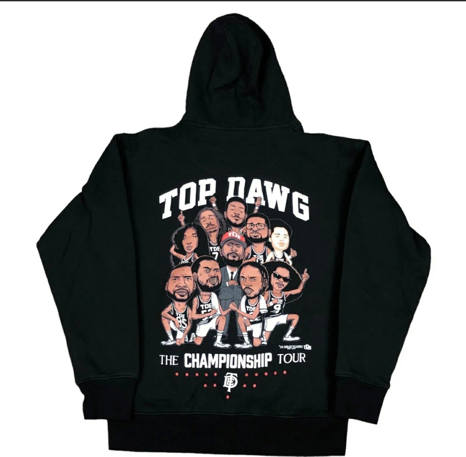 Kendrick Lamar Top Dawg Entertainment The Championship Tour Hoodie Sweatshirt