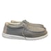 Hey Dude Wally Chambray Gray Slip On Loafer Shoes Men's Size 8 Bohemian Hipster