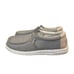 Hey Dude Wally Chambray Gray Slip On Loafer Shoes Men's Size 8 Bohemian Hipster