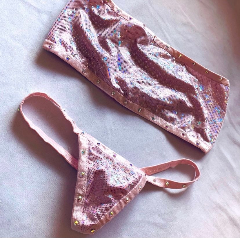 iridescent festival matching set