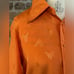 Lucien Picard vintage orange long sleeve button down dress shirt men’s size L