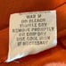 Lucien Picard vintage orange long sleeve button down dress shirt men’s size L