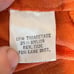 Lucien Picard vintage orange long sleeve button down dress shirt men’s size L