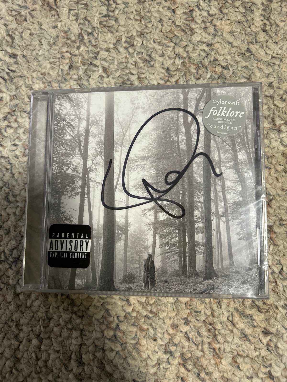 NEW Taylor Swift Folklore 2020 Signed Autographed CD Record SEALED