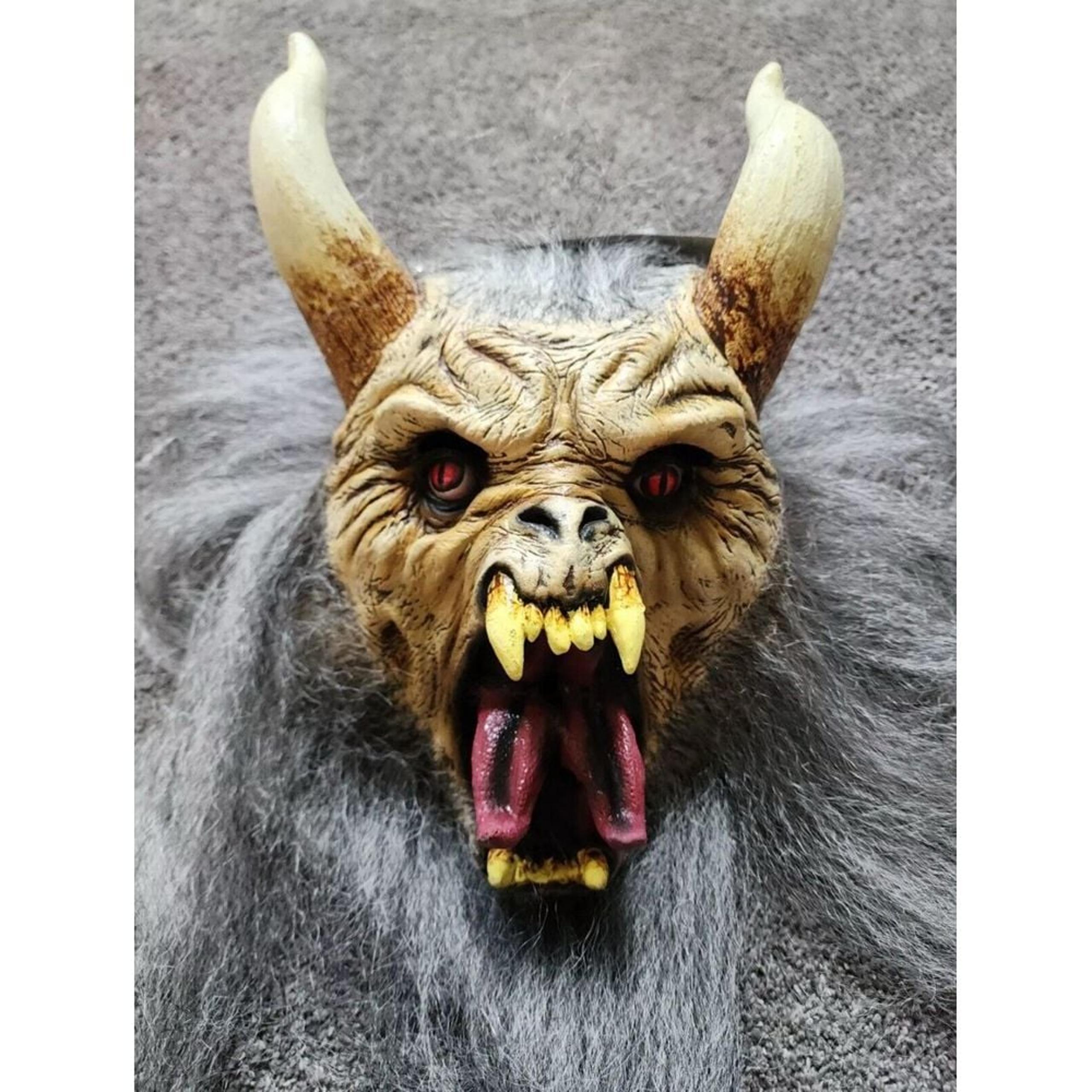 Suit Yourself Krampus Head Mask Halloween Costume Accessory Scary