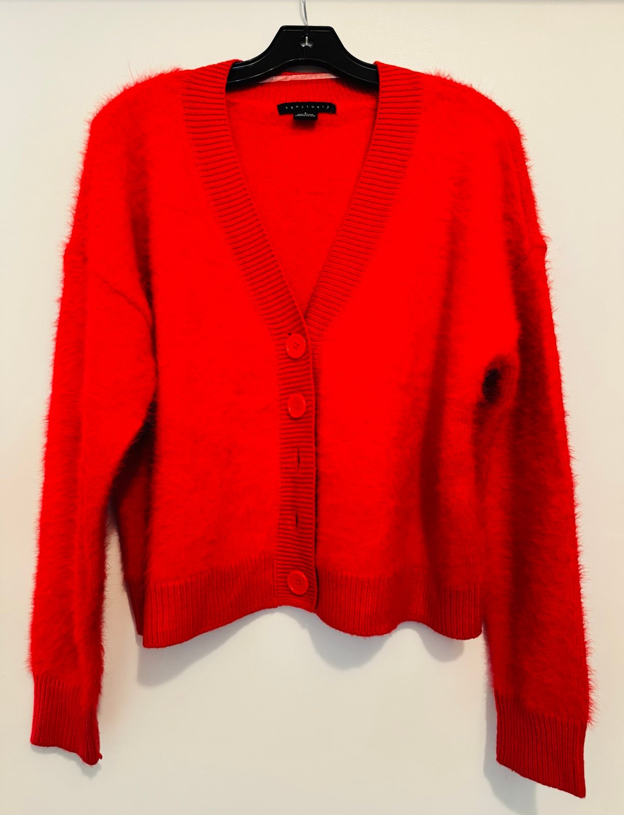 Sanctuary Red Cardigan Sweater