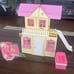 RARE Vintage Barbie Kelly Pop Up Yellow Playhouse w Accessories! 1998 Mattel