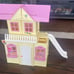 RARE Vintage Barbie Kelly Pop Up Yellow Playhouse w Accessories! 1998 Mattel