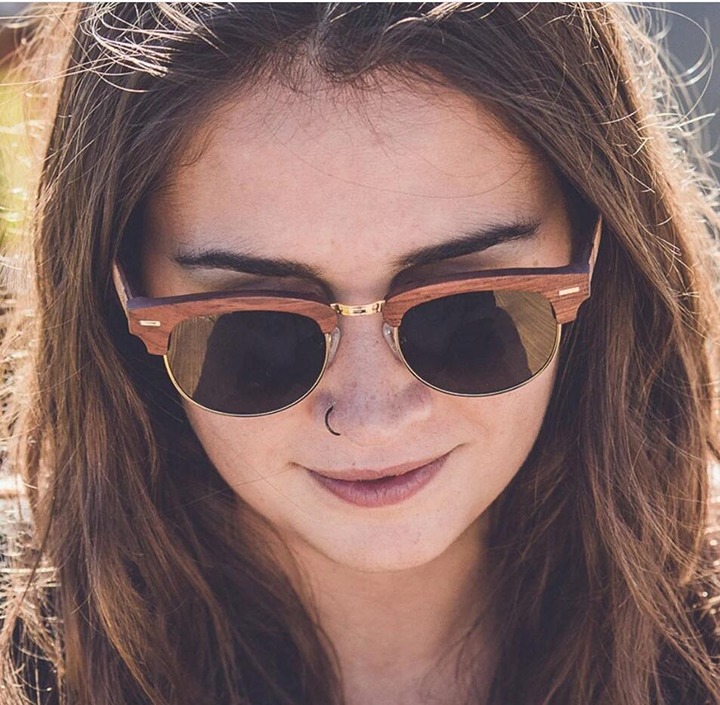 Biarritz | walnut polarizing sunglasses for men or women wood optical frame